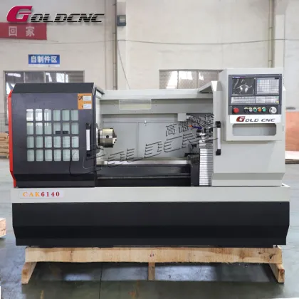 Goldcnc Tornos 2000mm CK6140 Flat Bed CNC Lathe CAK6140 CNC Metal Lathe Machine