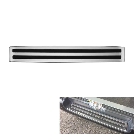 Stainless Steel Rear Step Sill Guard Protector for Toyota Hiace 200