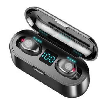 Hot Sale F9 TWS Mini In-Ear Adephones: Ασύρματα ακουστικά για αθλητισμό και τυχερά παιχνίδια με οθόνη LED
