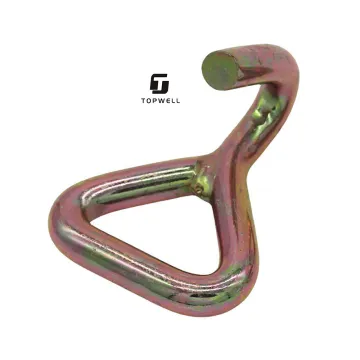 Manufacturer Metal Steel Single J Hook and Ratchet Straps with Single J Hook