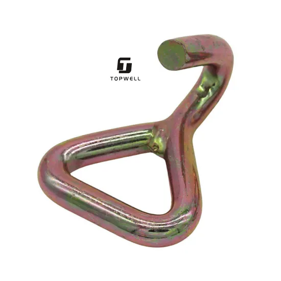 Manufacturer Metal Steel Single J Hook and Ratchet Straps with Single J Hook