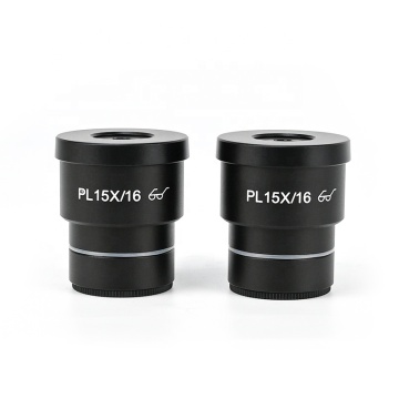 Harga Terbaik Kualitas Tinggi X40-15x16mm Tinggi Eyes Wide Field Plan Microscope Eyepiece