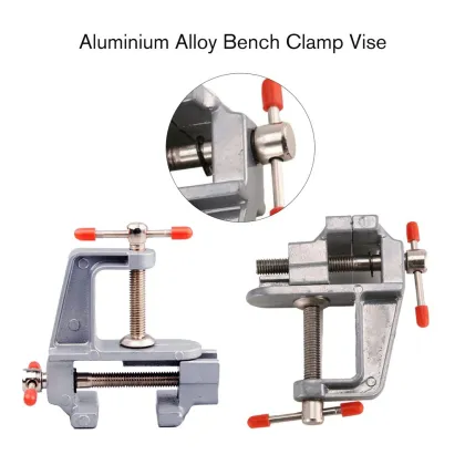 35MM Table Vise Bench Clamp Mini Bench Vise Table Screw Vise Aluminium Alloy for DIY Craft Mold Fixed Repair Tools Woodworking