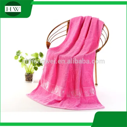 jacquard cotton soft bath towel