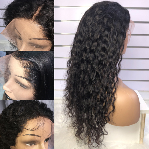 Peluca de cabello humano 6x6 HD Cutícula frontal Cabello alineado Peluces de encaje indio, frontal de encaje delgado para mujeres negras