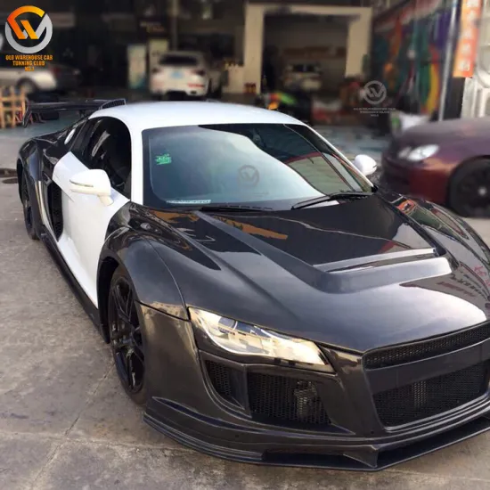 Carbon Fiber Bumper Body Kit for Audi R8 V8 V10 Luxury Accessories