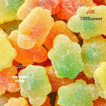 Sour Gummies Turtle Shaped Jelly-Filled Candy - 100 Count