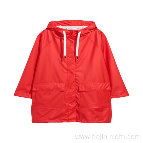 Waterproof ECO friendly polyurethane adult rainwear