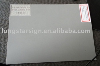 Laserable rubber sheet