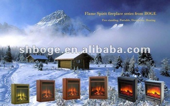 Inserted electric fireplace