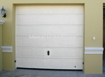 Modern home steel security garage doors