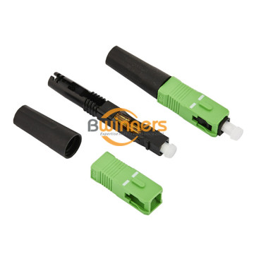 Conector rápido SC APC monomodo