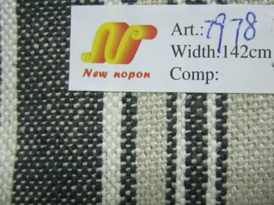 NN7978 cotton and linen blend upholstery fabric