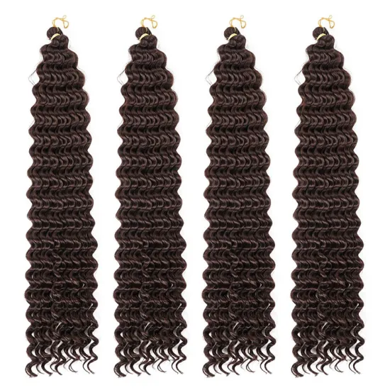 deep wave 18inch Ocean Wave crochet deep wave hair crochet braids synthetic hair crochet braid hair FreeTress
