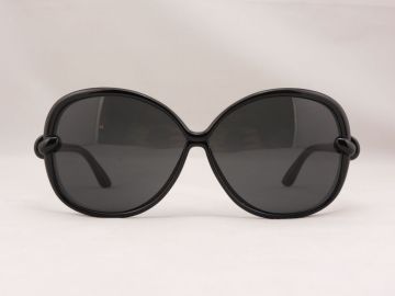 Womens Prescription Sunglasses Pure Black Frame Tom Ford Ingrid Tf163 01a