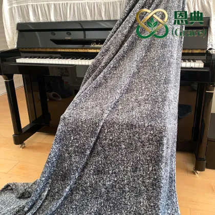 Black Misty Dot Blanket