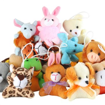 Multiple Designs Mini Ocean Animal Sea Creatures Plush Toy Keychain for Kids