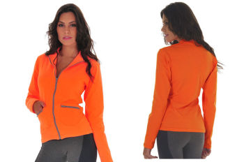 New Ladies Gym Jackets Super Soft Womens Fitness Wear Fwjt07