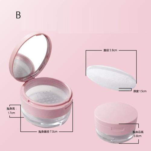 Cosmetics are bottled powder powder powder empty box