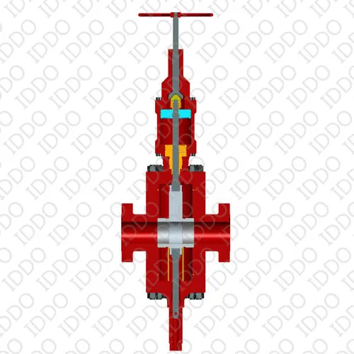 Hand hydraulic flat valve