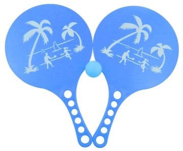 Juego de pelota al aire libre Juega Plastic Beach Racket Catch Ball