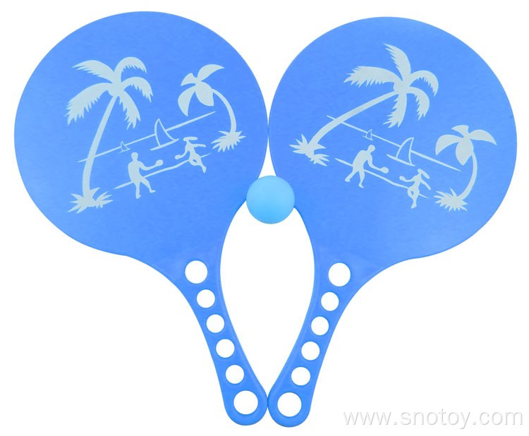 Outdoor ball game play plastic beach racket catch ball