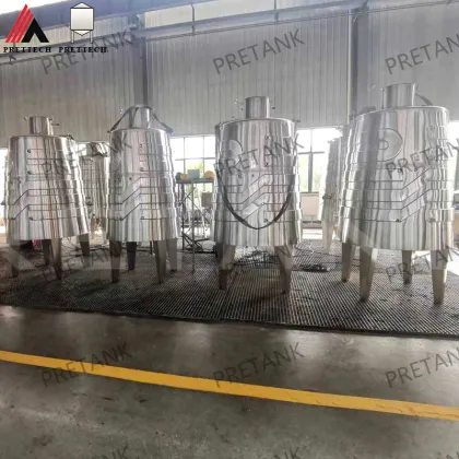 Stainless Steel Conical Fermenter for Red Wine - Winery Equipment