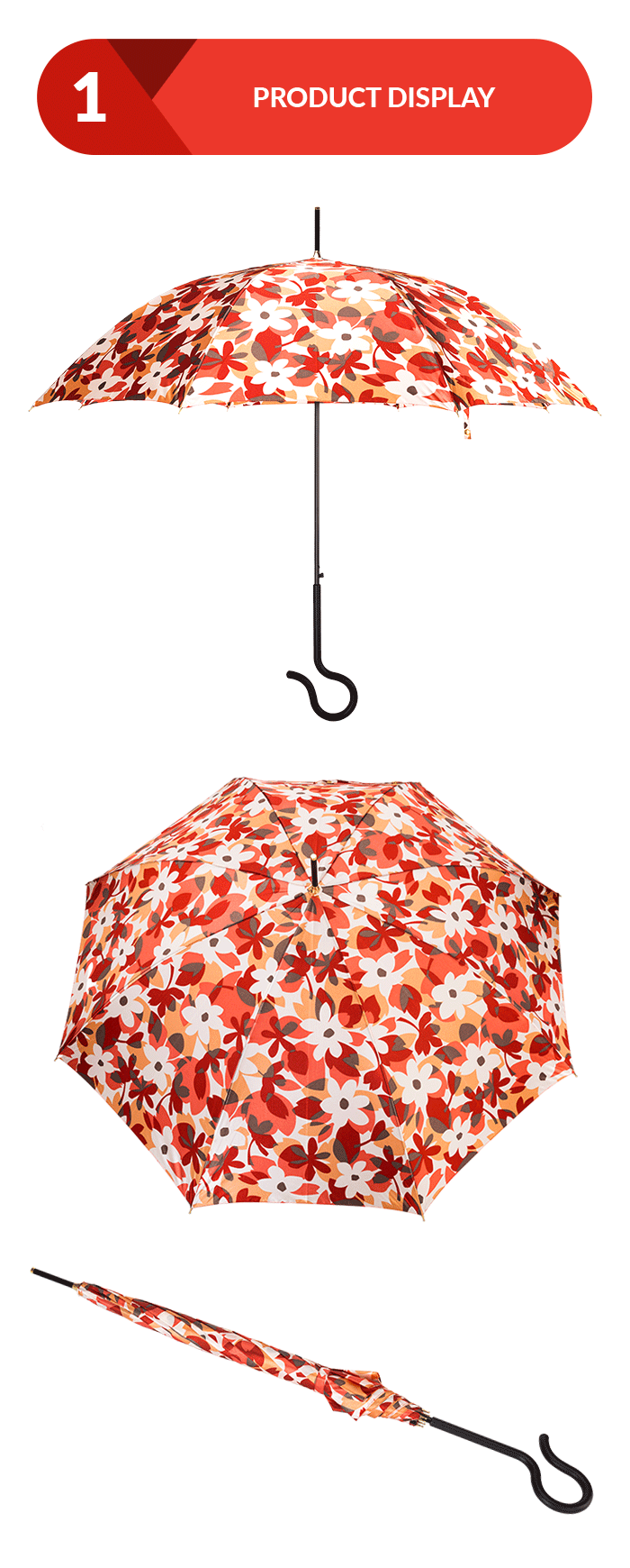 ladies stick umbrella