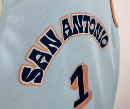 2024 Thailand Quality Uniform: Tim Duncan, Ginobili, Kawhi Leonard, Tony Parker, Jeremy Sochan, Victor Wembanyama Basketball Jerseys