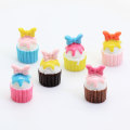 100pcs/bag Colorful Cupcake Dessert Shaped Resin Cabochon For Handmade Craftwork Decorative Beads Slime Charms