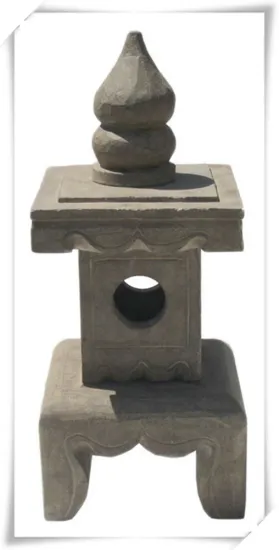 Hot Chinese Delicate Temple Shape Stone Lantern for Garden Decor