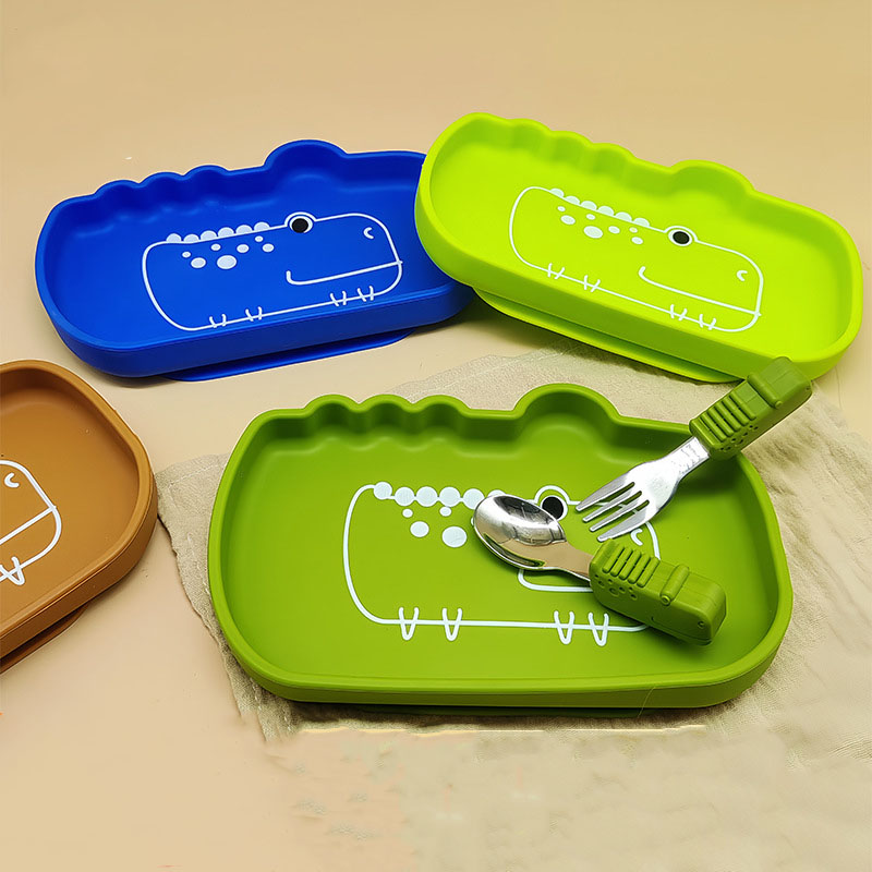 crocodile silicone feeding set MFZ-A004
