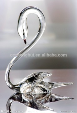 AAA high quality beautiful crystal swan crafts