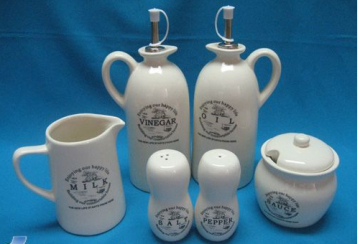 Custom Decal Printing Kitchenware in Dolomite