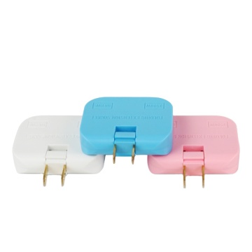 Portable Adapter Charger with Extension Socket and Multiple USB Ports for Travel