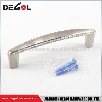 China wholesale new fancy design furniture kitchen cabinet zinc alloy handle