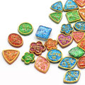 100Pcs/Lot Mix Cartoon Resin DIY LOVE Sequins Round Heart Diamond Triangle For Event Party Decoration Girl's Jewelry Accessories