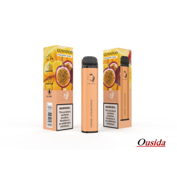 E-cigar Gunnpod disposable vape 2000 puffs