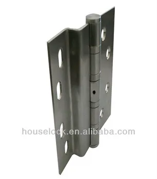 stainless steel fire proof Cranked hinge for wood doors and steel doors