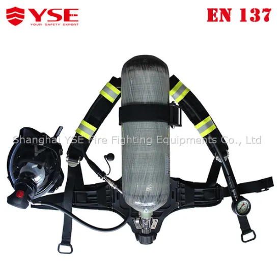 Drager style scba equipment with silicone full face mask