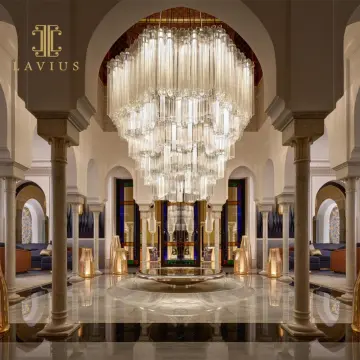 Golden vintage banquet hall chandelier Led custom chandelier