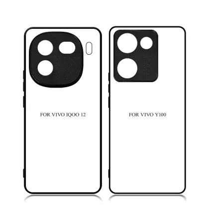 TPU + PC Aluminum White Blank DIY 2D Sublimation Phone Case for Vivo IQOO 9 PRO Y53 2017 Iqoo 12