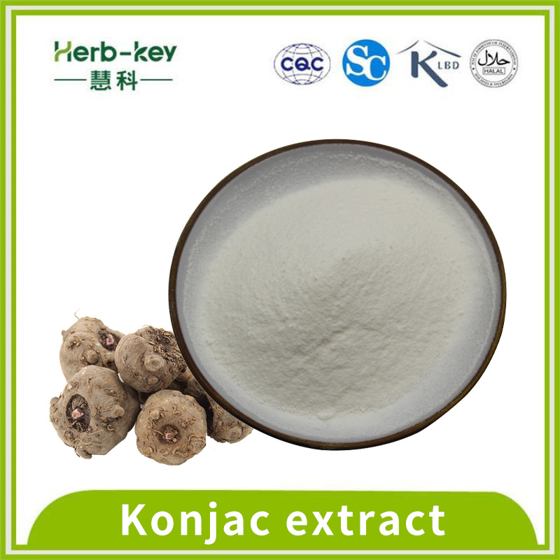 80% de polvo de extracto de glucomannan konjac