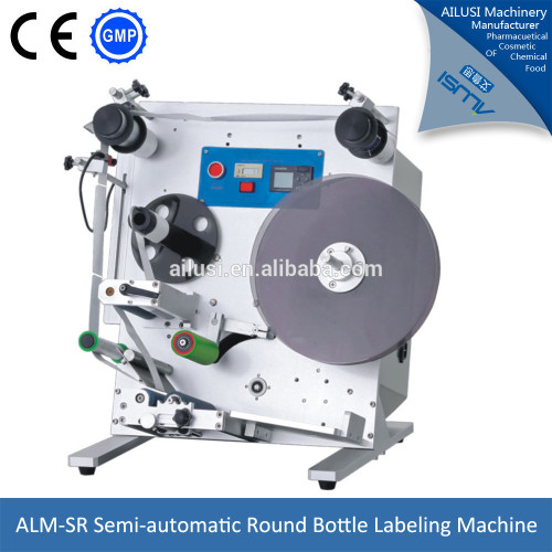 Semi Automatic Round Bottle Labelling Machine Price, High Quality Semi