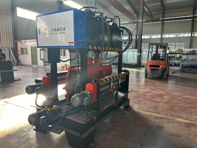 A flat bridge punching machine