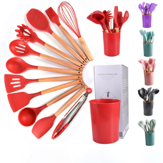 Nonstick 12-Piece Kitchen Silicone Utensils and Tools Set: ODM & OEM High-Quality Cooking Accessories