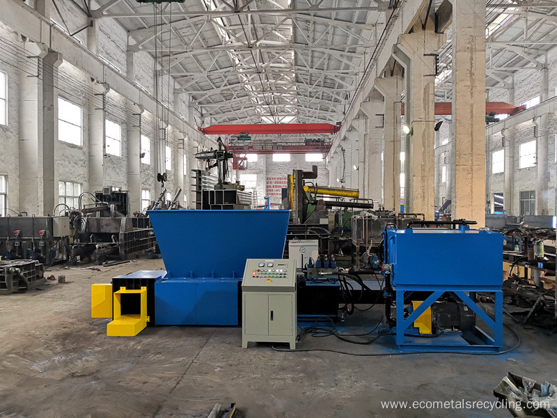 Hydraulic Aluminum Steel Metal Cans Baler Equipment