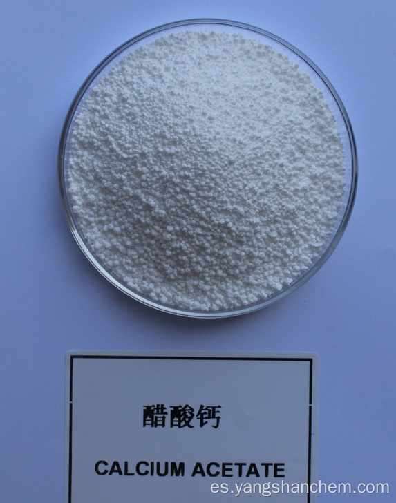Gradio tecnológico de acetato de calcio monohidrato granular