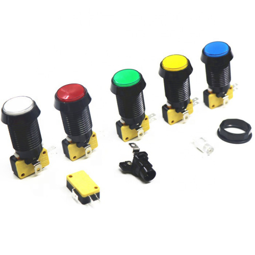 30mm Arcade Push Button Momentary with LED Light