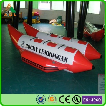 Funny water games used inflatable water banana boat for sale